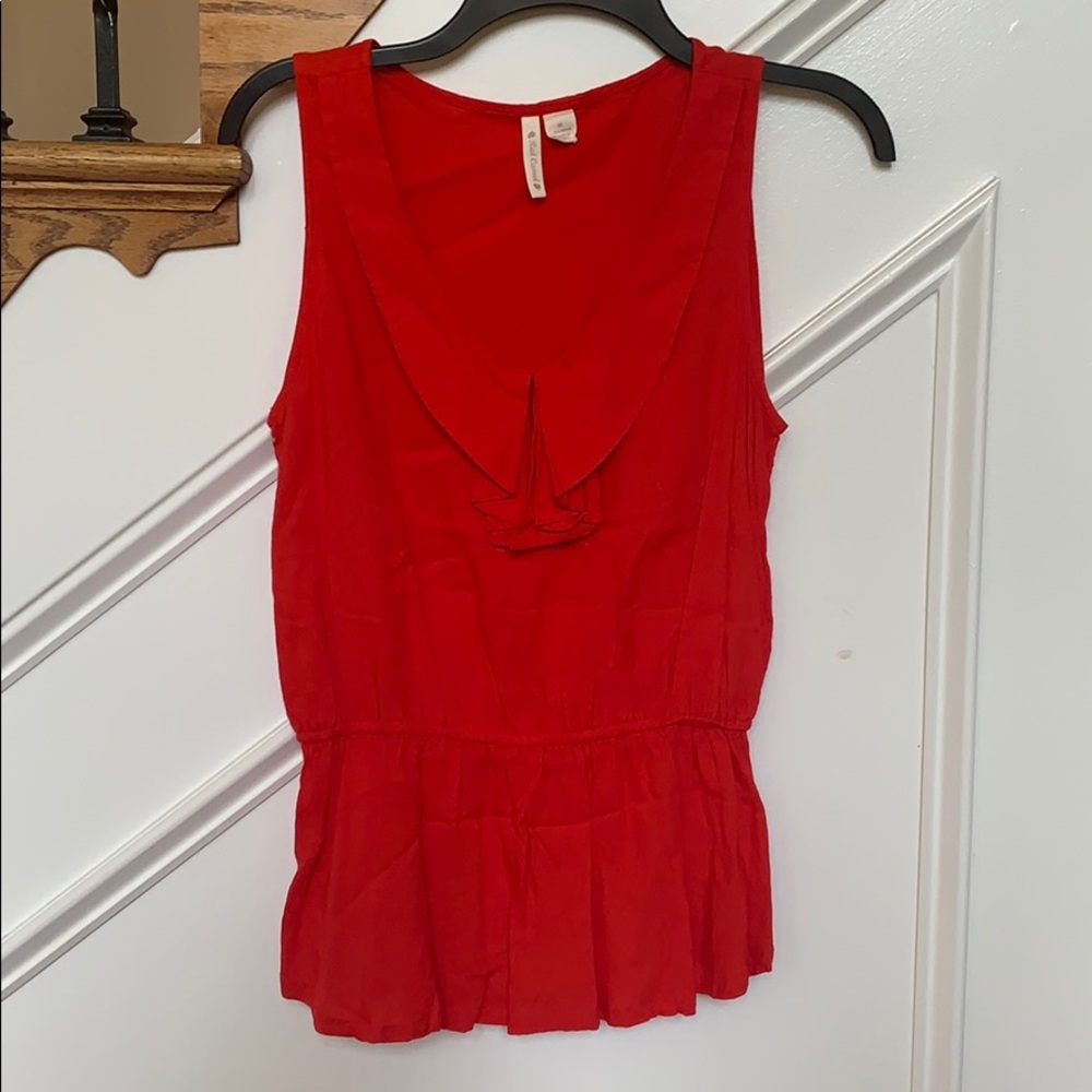 Red camel blouse!